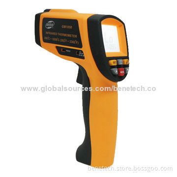 GM 1850 Non-contact/Portable/Infrared Thermometer, D:S 80:1,200~1850°C, Adjustable Emissivity